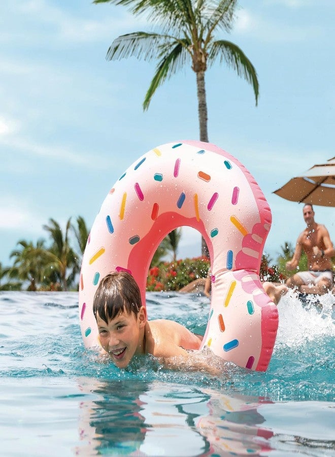 Rexez Toy Imagine Bitted Donut Swimming Pool Float Tubes for Adults & Kid's | Swimming Ring Floats for Kidz 9 Years and Above | Backyard Pool Fun Toys for Kid's (80-Kg Max) - Image 5